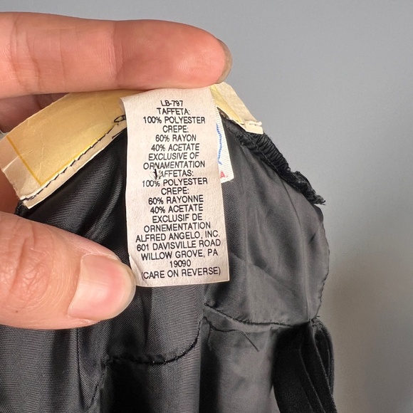 80s Sexy Black Jewelled Mini Dress, Size XS - Picture 10 of 11